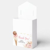 ボホパンパスグラスアイスクリームパーティー フェイバーボックス (オープン)