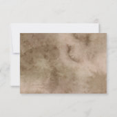 ボホパンパスグラスウォーターカラーウェディングRSVP 出欠カード (裏面)