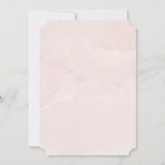 ボホパンパスグラスオーキッドフローラカップルシャワー 招待状 (裏面)