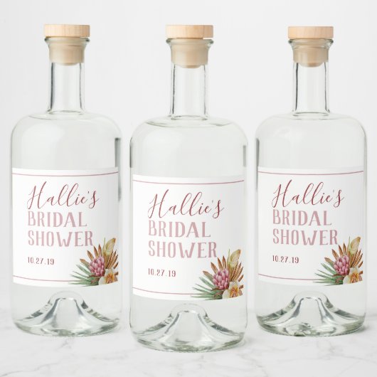 ボホパンパスグラスカスタム リキュールボトルラベル (ボトル)