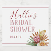 ボホパンパスグラスカスタム リキュールボトルラベル (シングルラベル)