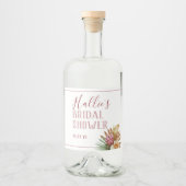 ボホパンパスグラスカスタム リキュールボトルラベル (正面)