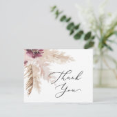 ボホパンパスグラスサンキューカード サンキューカード (スタンド正面)