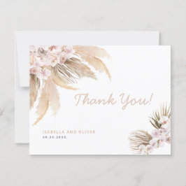 ボホパンパスグラスサンキューカード サンキューカード