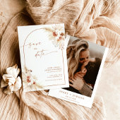 ボホパンパスグラスセーブ・ザ・デイト招待状 招待状