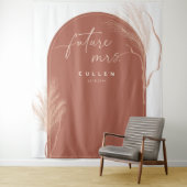 ボホパンパスグラステラコッタアーチブライダルシャワー タペストリー (インサイチュ)