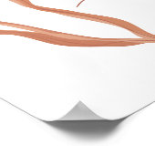 ボホパンパスグラステラコッタブライダルシャワーウェルカム ポスター (角)