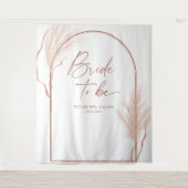 ボホパンパスグラステラコッタブライダルシャワー タペストリー (正面)