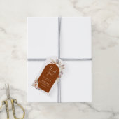 ボホパンパスグラステラコッタ誕生日サンキューサンキュー ギフトタグ (より糸付き)