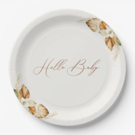 ボホパンパスグラスハ男女兼用ローベビー ペーパープレート