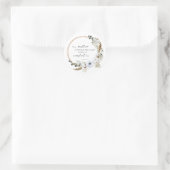 ボホパンパスグラスバイブル聖歌神聖なる書物、 経典フローラ ラウンドシール (バッグ)