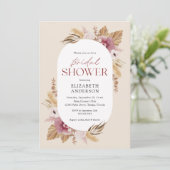 ボホパンパスグラスバラ金ゴールド 招待状 (スタンド正面)