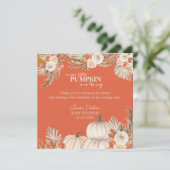 ボホパンパスグラスパンプキンサンキューカード サンキューカード (スタンド正面)