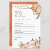 ボホパンパスグラスパンプキンベビー願い (正面/裏面)