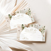 ボホパンパスグラスビーチデート夜のアイディア。日付jar エンクロージャーカード