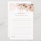 ボホパンパスグラスフローラアドバイスママはカードになる (正面/裏面)