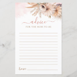 ボホパンパスグラスフローラアドバイスママはカードになる