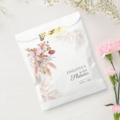 ボホパンパスグラスフローラガールベビーシャワー フェイバーバッグ (封をした状態)