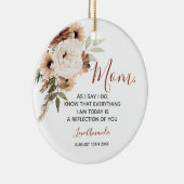 ボホパンパスグラスフローラ花嫁の母 セラミックオーナメント (右)