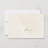 ボホパンパスグラスブライダルシャワーサンキューカード サンキューカード (裏面)