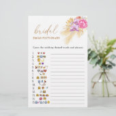 ボホパンパスグラスブライダルシャワー絵文字 (スタンド正面)