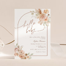 ボホパンパスグラスベビーシャワーアーチ