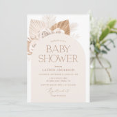 ボホパンパスグラスベビーシャワー 招待状 (スタンド正面)