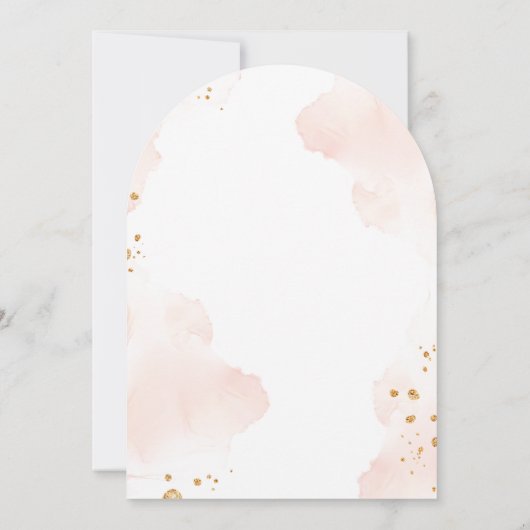 ボホパンパスグラスレインボーガールバピティズム《キリスト教》洗礼式や命名式 招待状 (裏面)