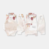 ボホパンパスグラス乾燥した花女の子ベビーシャワー フェイバーボックス (折り畳みなし)