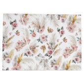 ボホパンパスグラス抱き枕赤面フローラ ラージペーパーバッグ (裏面)