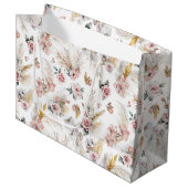 ボホパンパスグラス抱き枕赤面フローラ ラージペーパーバッグ (正面アングル)