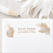 ボホパンパスグラス招待券ラベル ラベル (インサイチュ)