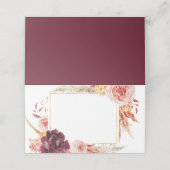 ボホパンパスグラス結婚ズ座席表 プレイスカード (外部開封)