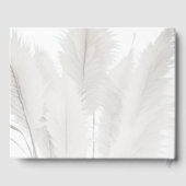 ボホパンパスグラス結婚ズ ゲストブック (裏面)