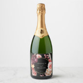 ボホパンパスグラス結婚ズ スパークリングワインラベル (正面)