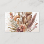 ボホパンパスグラス表示シャワー囲いカード エンクロージャーカード (裏面)