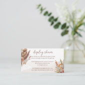 ボホパンパスグラス表示シャワー囲いカード エンクロージャーカード (スタンド正面)