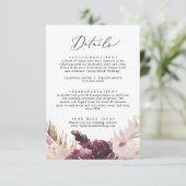 ボホパンパスグラス詳細エンクロージャカード エンクロージャーカード (スタンド正面)