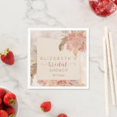 ボホパンパスグラス |アジサイブライダルシャワーナップ スタンダードカクテルナプキン (インサイチュ)