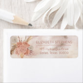 ボホパンパスグラス |赤面あじさい開花 ラベル (インサイチュ)