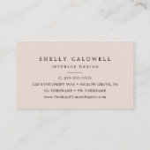 ボホパンパスグラス | Peach名刺 名刺 (裏面)