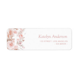 ボホパンパスダスティバラフローラ洗礼アドレス ラベル