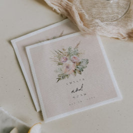 ボホパンパスダスティバラ結婚ズ スタンダードカクテルナプキン