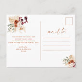 ボホパンパステラコッタありがとうはがき ポストカード (裏面)