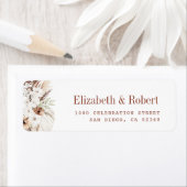 ボホパンパステラコッタカスタム住所 シール (インサイチュ)