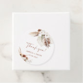 ボホパンパステラコッタ結婚式の引き出物ラベル フェイバータグ (インサイチュ)