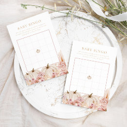 ボホパンパスピンクパンプキンベビービンゴゲーム