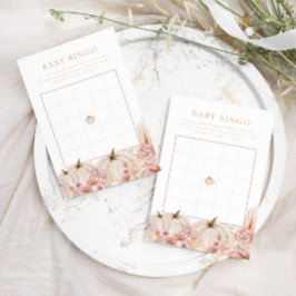 ボホパンパスピンクパンプキンベビービンゴゲーム