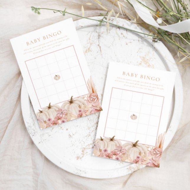 ボホパンパスピンクパンプキンベビービンゴゲーム (クリエイターアップロード済み)