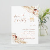 ボホパンパスブランチ&バブリーブライダルシャワー 招待状 (スタンド正面)